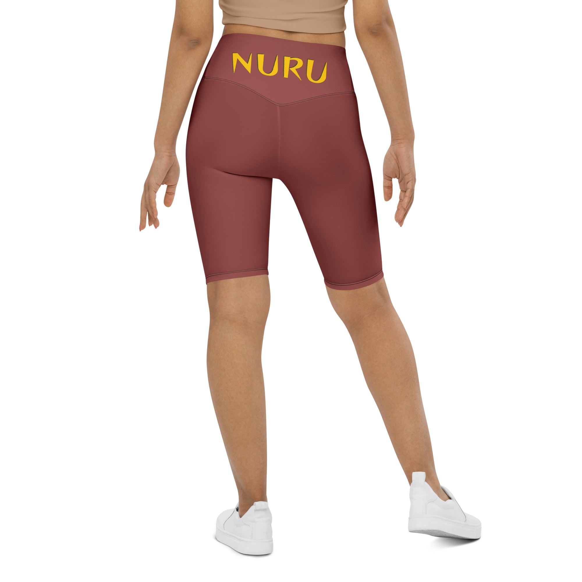 NURU TERRACOTTA BIKER SHORTS Secondary image