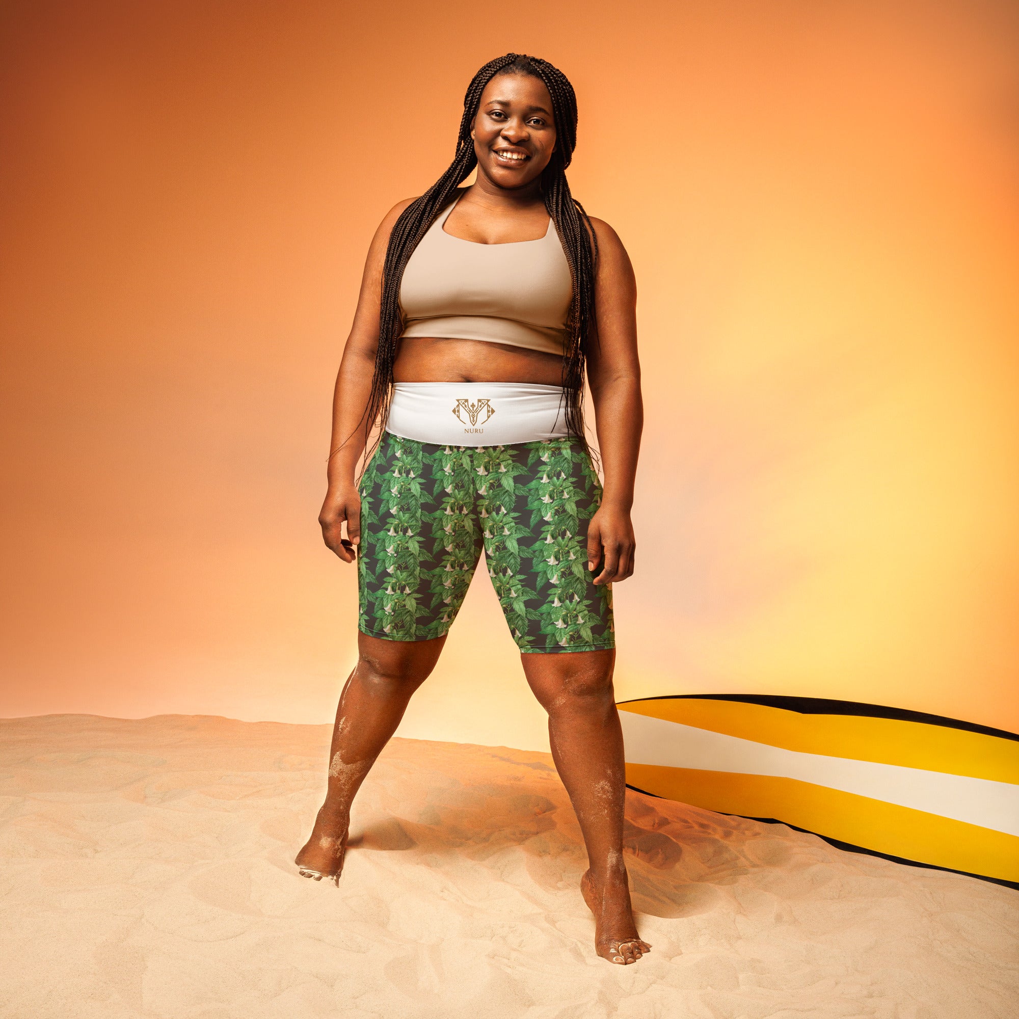 NURU LILY ECLIPSE BIKER SHORTS - Glow By Hellen