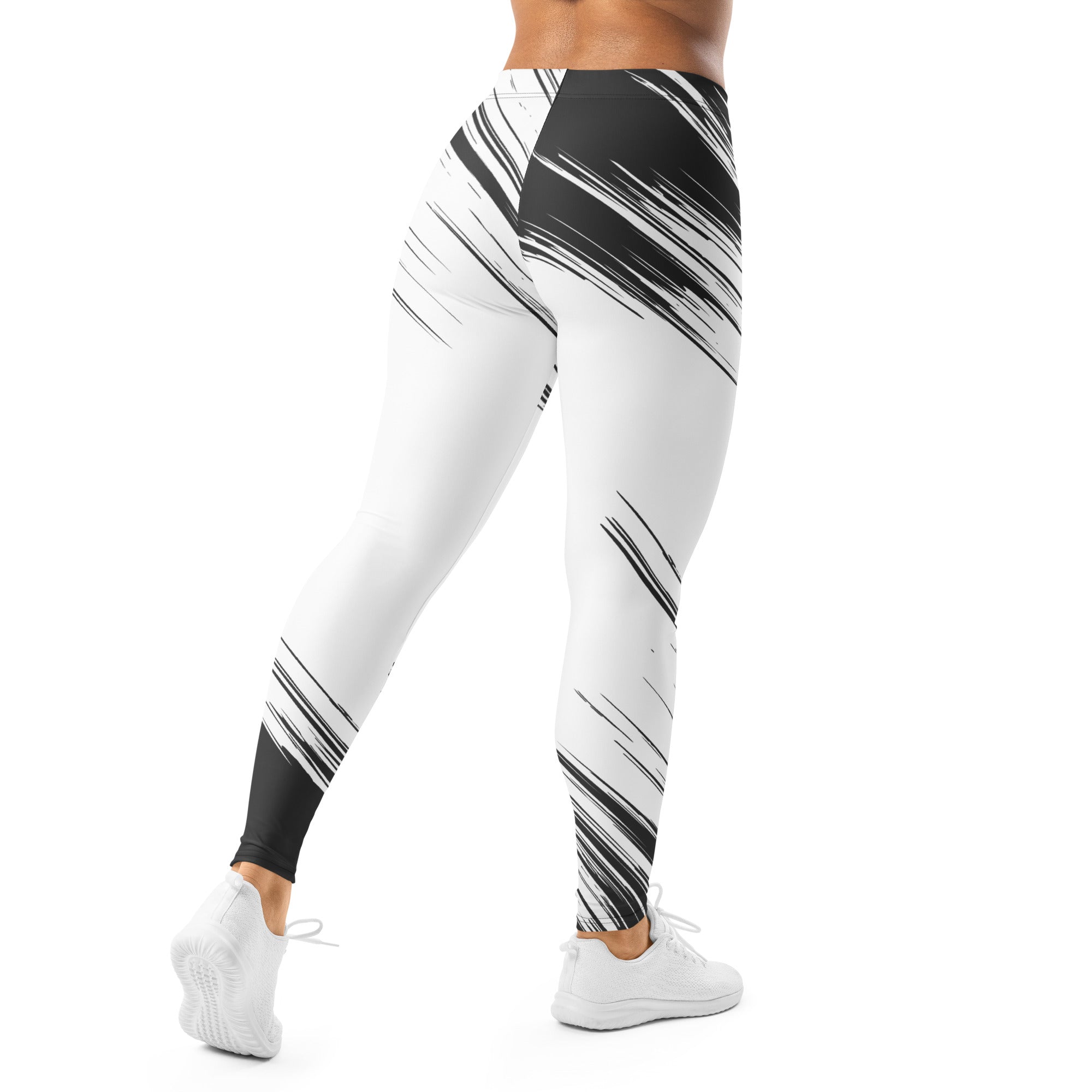 BLACK DYNAMIC LINEAR YOGA LEGGINGS Secondary image