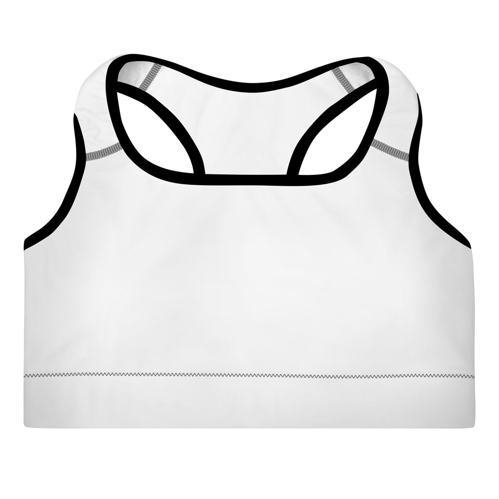 NURU SACRED WHITE SPORTS BRA - Glow By Hellen