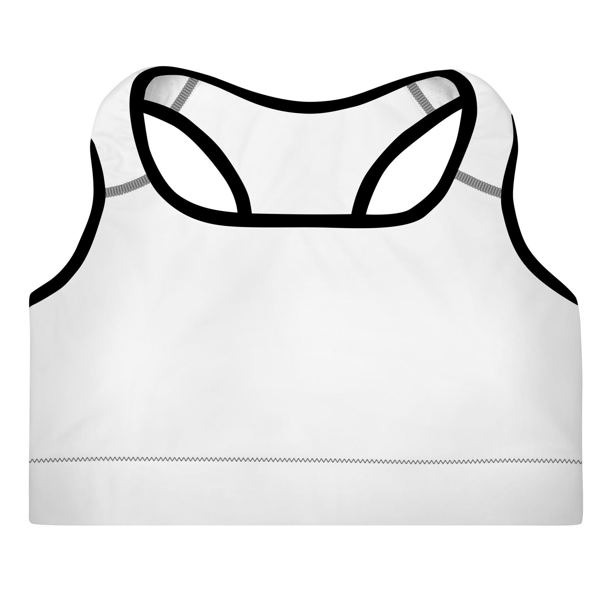 NURU SACRED WHITE SPORTS BRA - Glow By Hellen