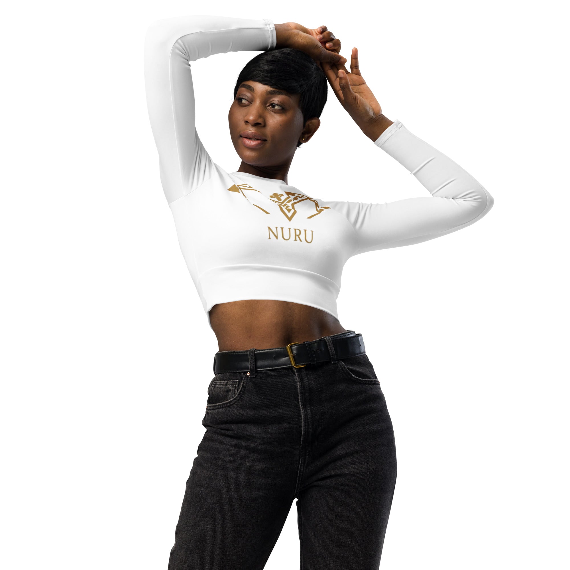 NURU GOLDEN LIGHT RITUAL CROP TOP - Glow By Hellen Main image