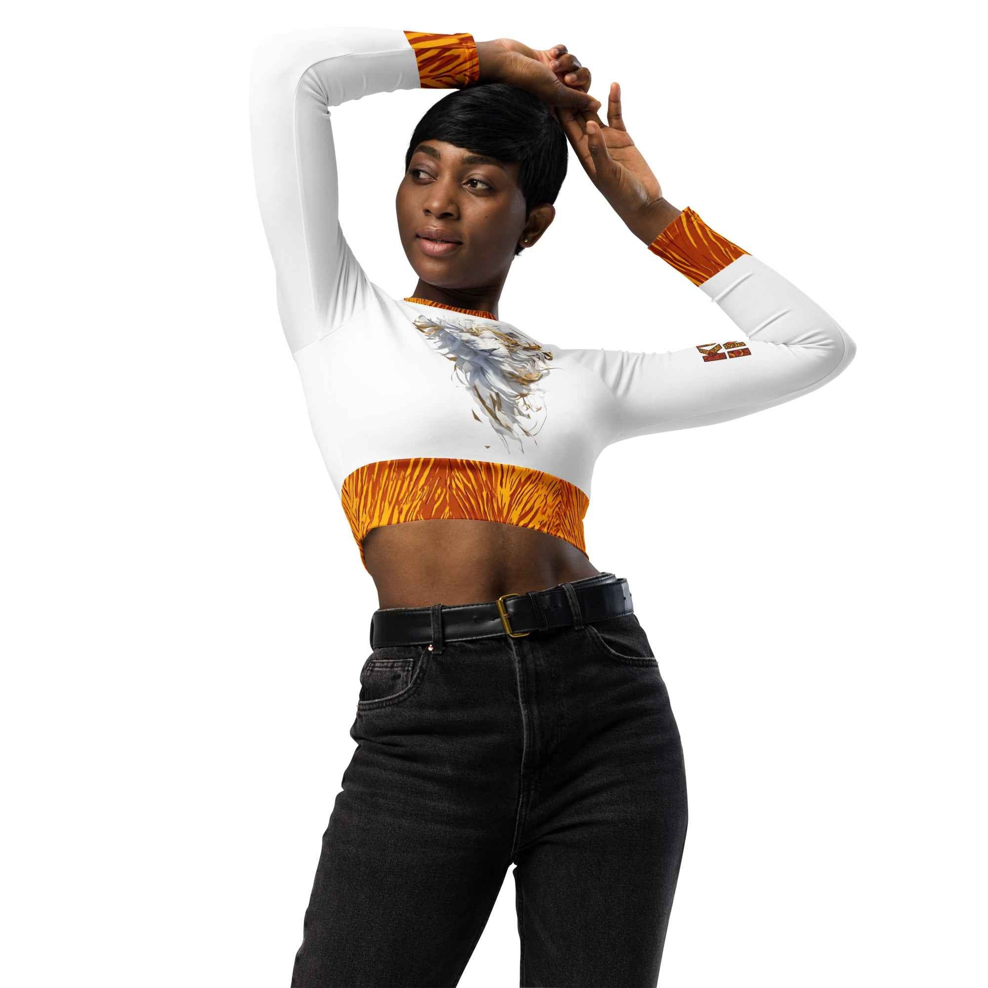 KUWA IMARA SAVANNA-LUXE CROP TOP Main image