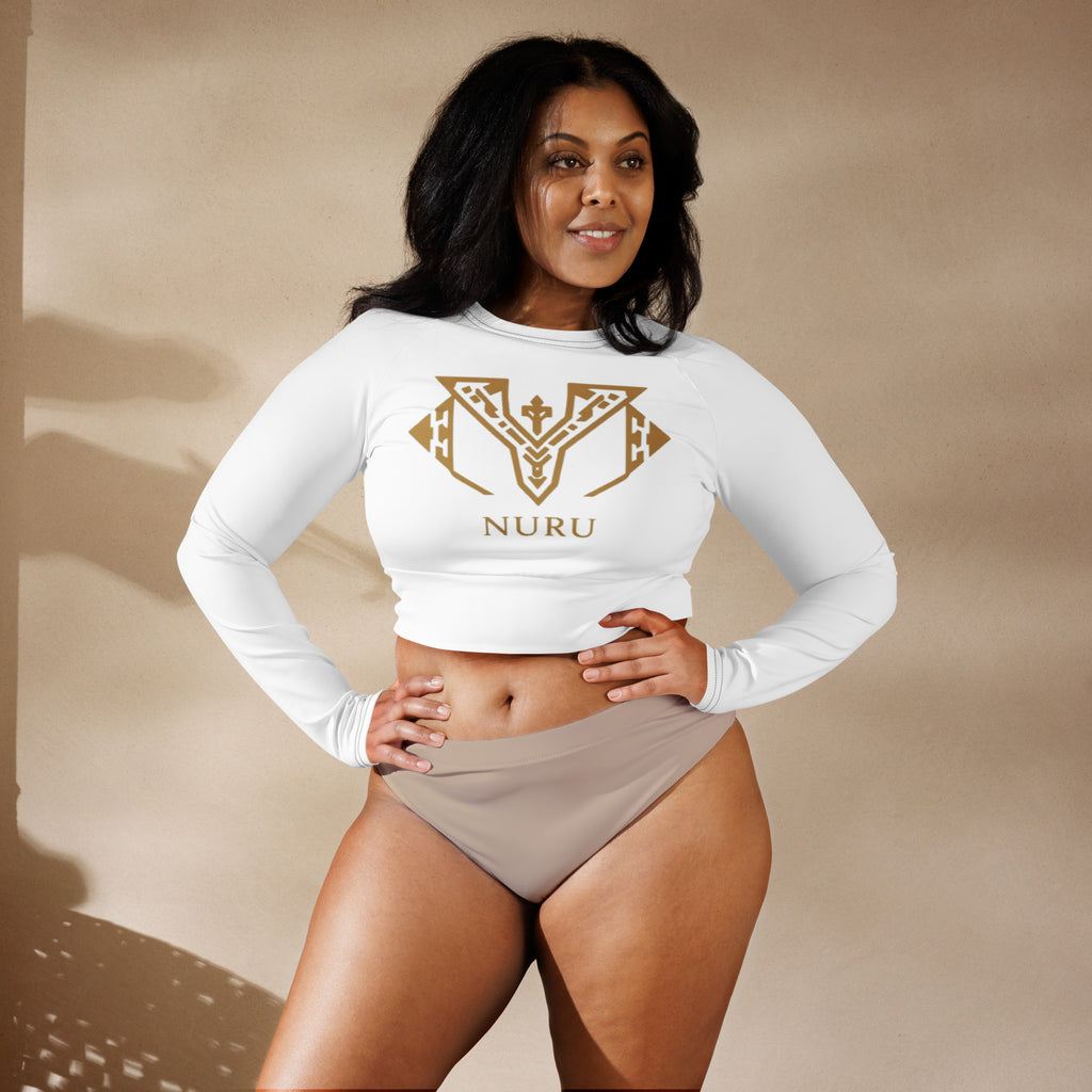 NURU GOLDEN LIGHT RITUAL CROP TOP - Glow By Hellen