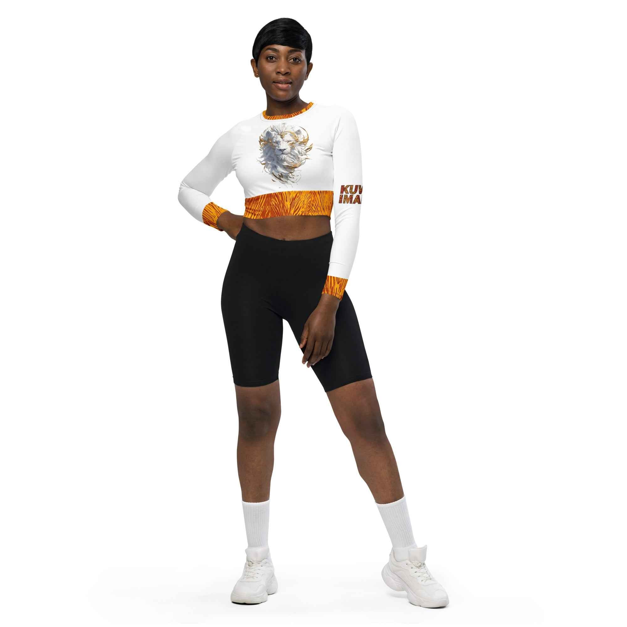 KUWA IMARA SAVANNA-LUXE CROP TOP Secondary image