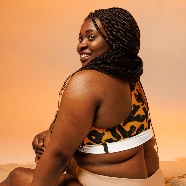 MWANGA WA JUA LONGLINE SPORTS BRA - Glow By Hellen