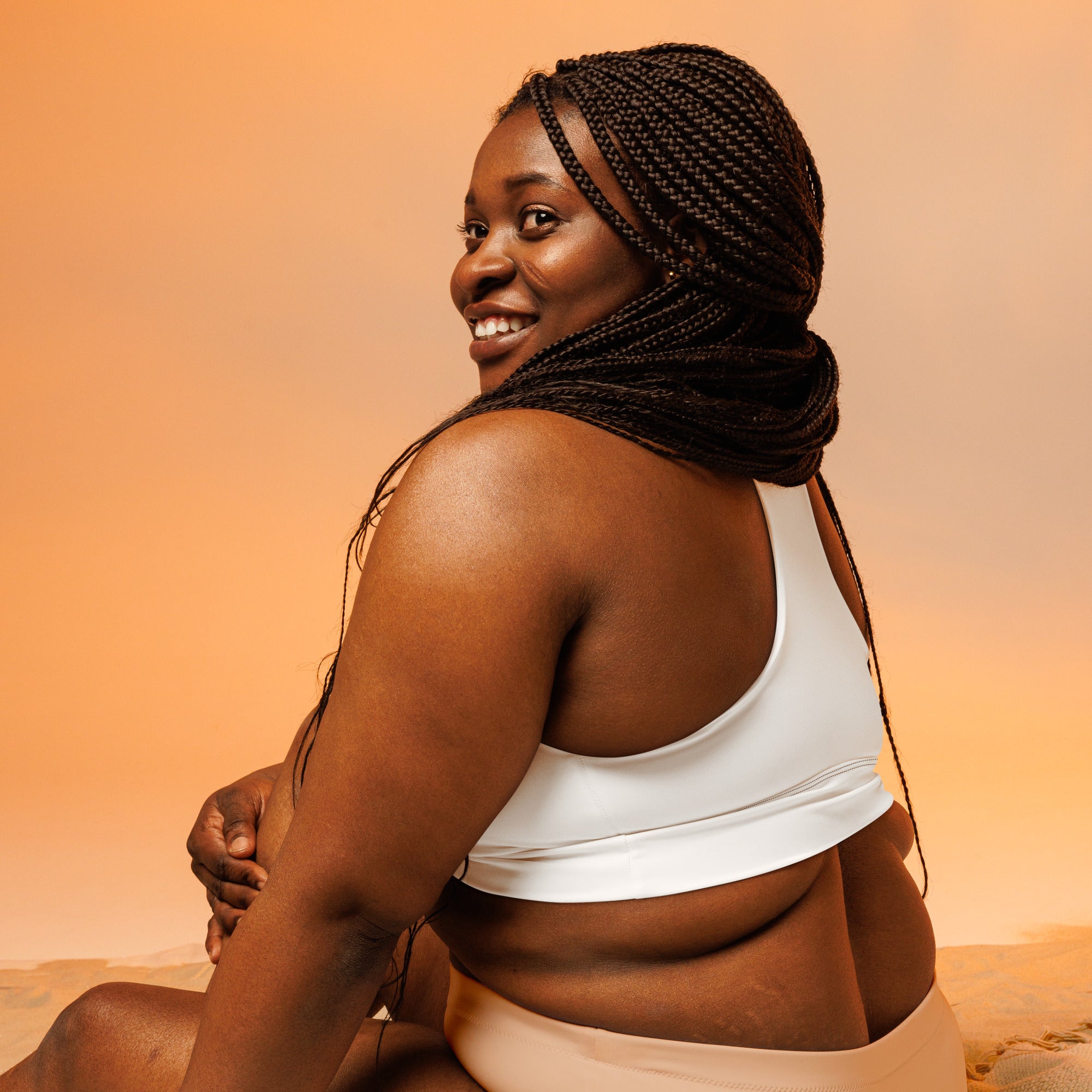 MWANGA CLASSIC LOGO SPORTS BRA - Glow By Hellen