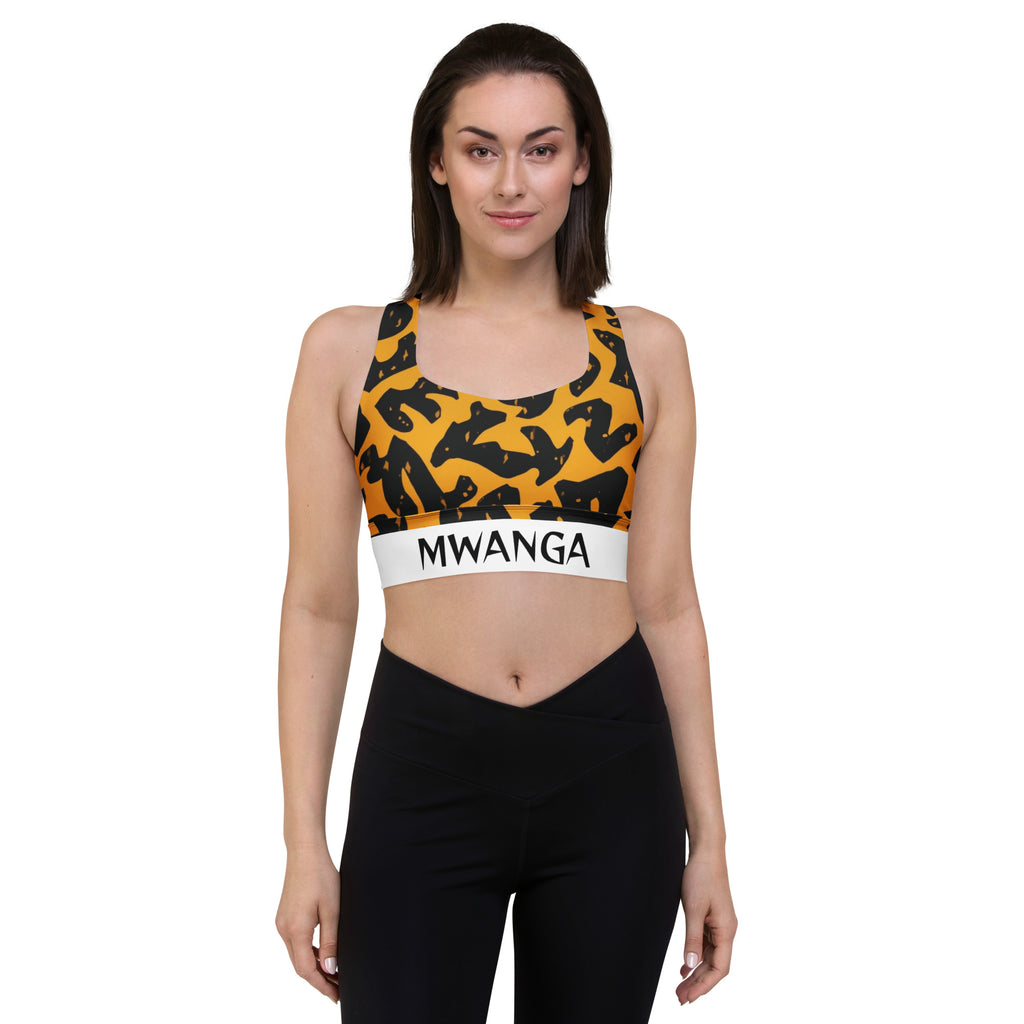 MWANGA WA JUA LONGLINE SPORTS BRA - Glow By Hellen