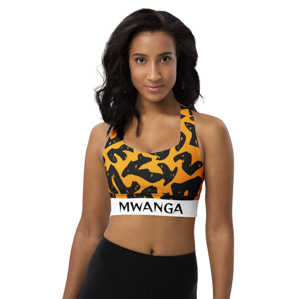 MWANGA WA JUA LONGLINE SPORTS BRA - Glow By Hellen
