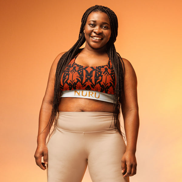 NURU SHUKA LONGLINE SPORTS BRA - Glow By Hellen