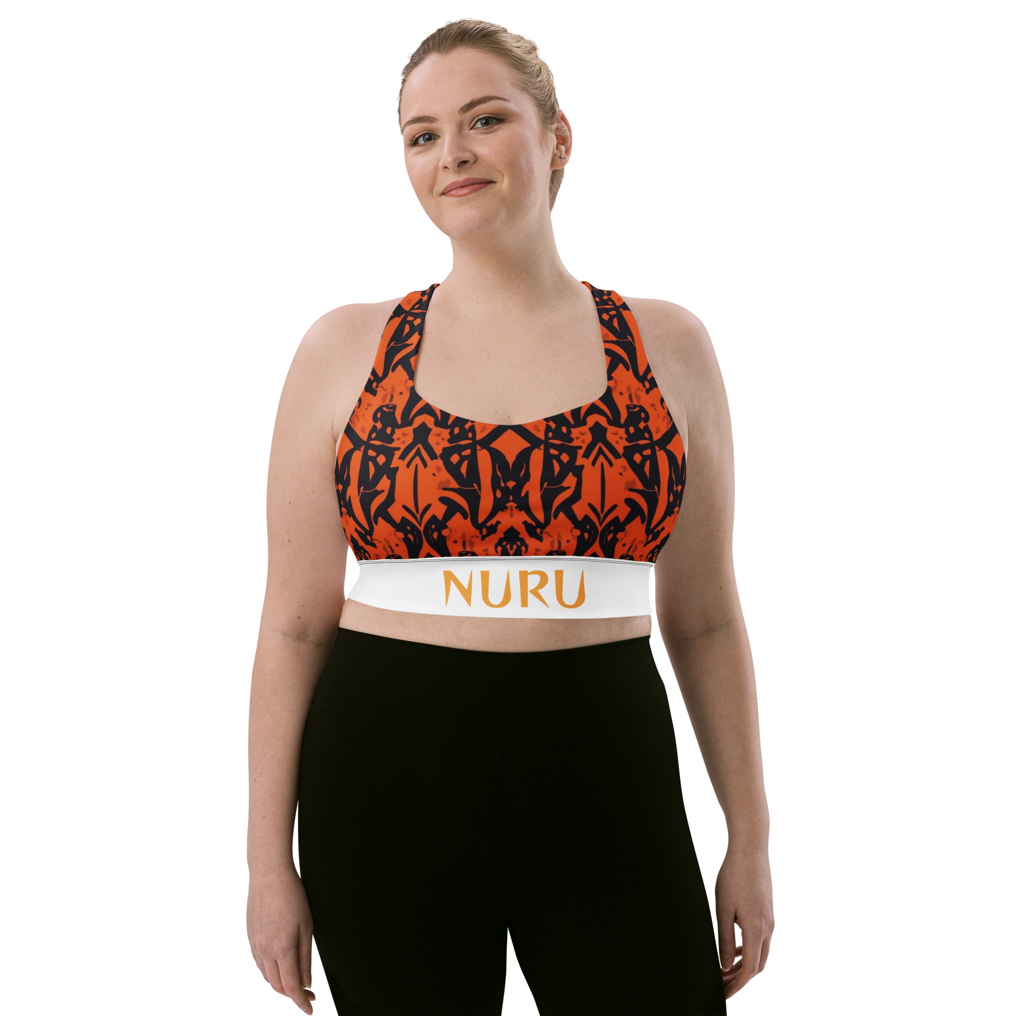 NURU SHUKA LONGLINE SPORTS BRA - Glow By Hellen