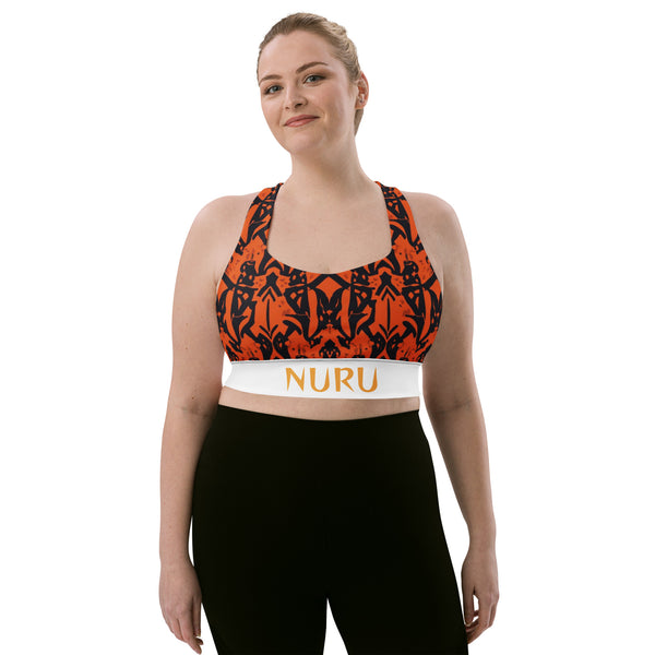 NURU SHUKA LONGLINE SPORTS BRA - Glow By Hellen