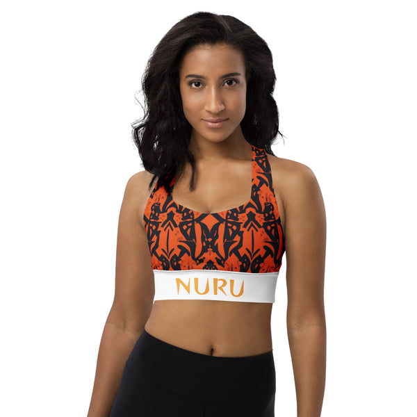 NURU SHUKA LONGLINE SPORTS BRA - Glow By Hellen