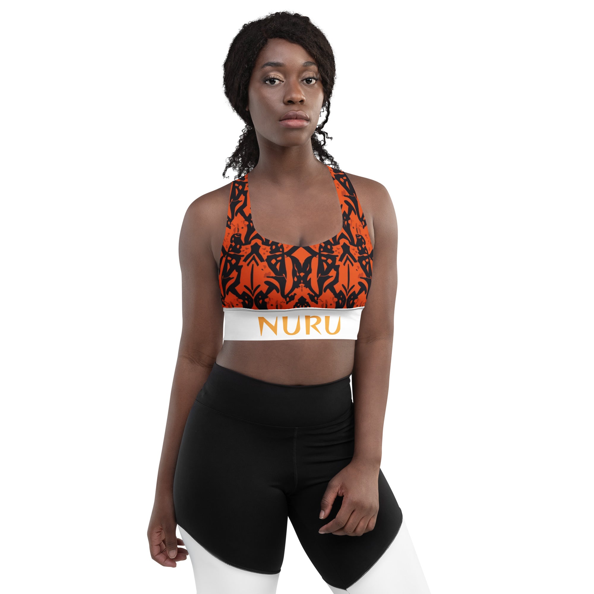 NURU SHUKA LONGLINE SPORTS BRA - Glow By Hellen