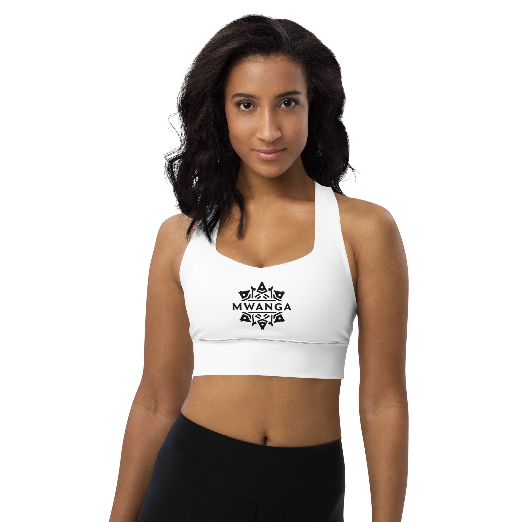 MWANGA CLASSIC LOGO SPORTS BRA - Glow By Hellen