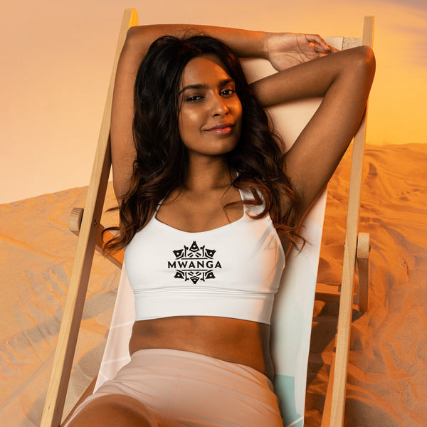 MWANGA CLASSIC LOGO SPORTS BRA - Glow By Hellen