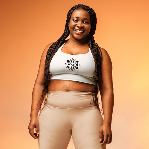 MWANGA CLASSIC LOGO SPORTS BRA - Glow By Hellen