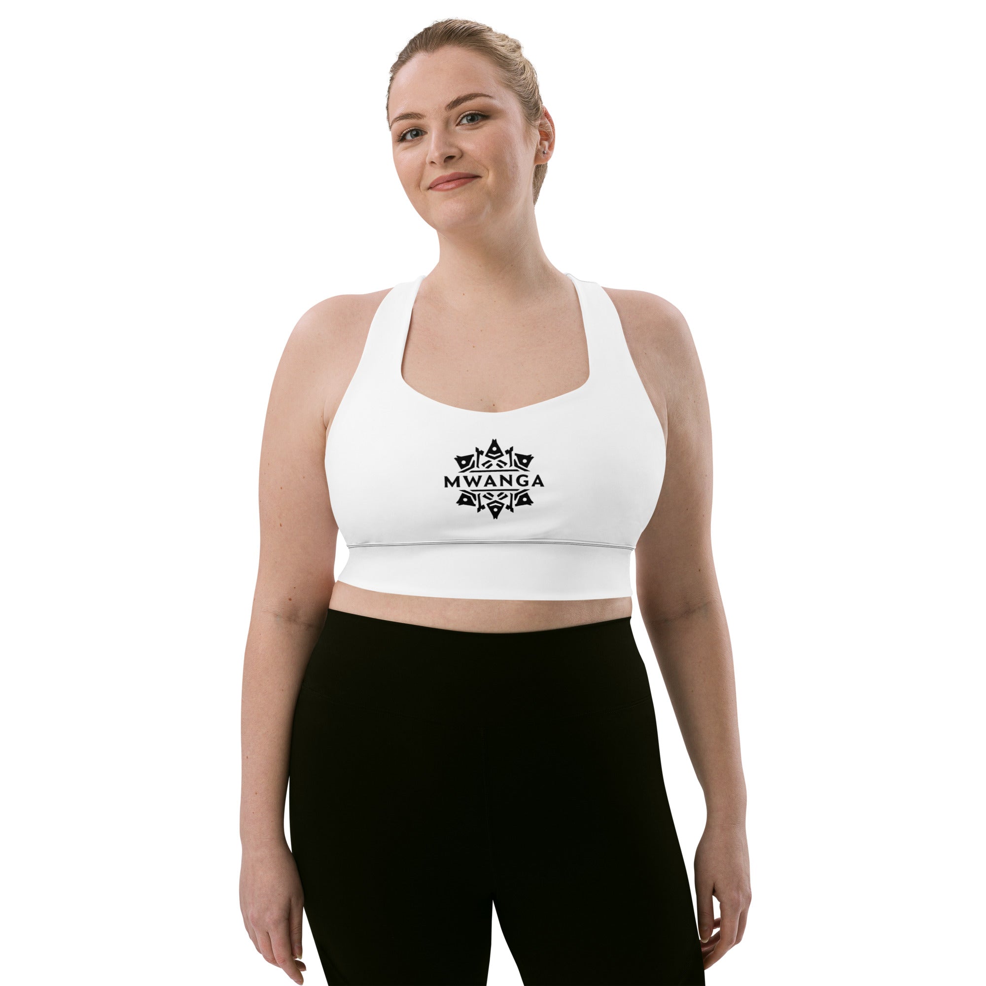 MWANGA CLASSIC LOGO SPORTS BRA - Glow By Hellen