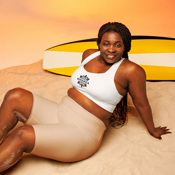 MWANGA CLASSIC LOGO SPORTS BRA - Glow By Hellen