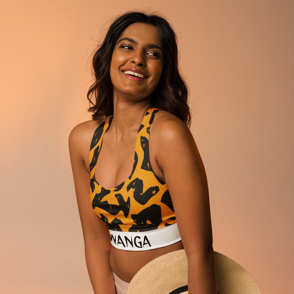 MWANGA WA JUA LONGLINE SPORTS BRA - Glow By Hellen