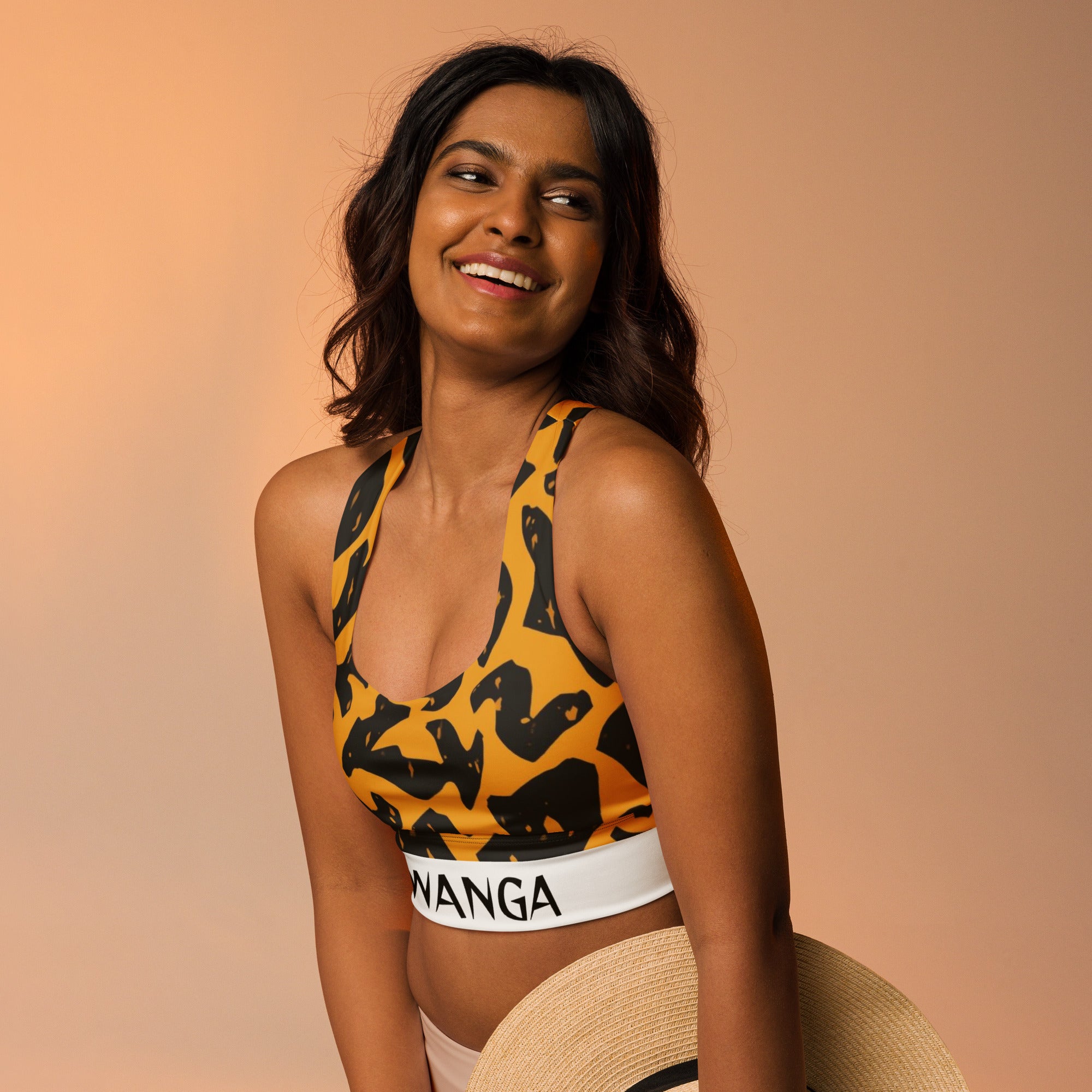 MWANGA WA JUA LONGLINE SPORTS BRA - Glow By Hellen