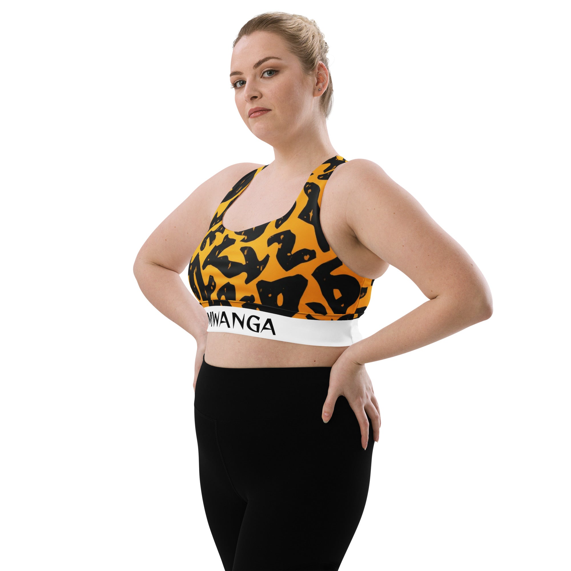 MWANGA WA JUA LONGLINE SPORTS BRA - Glow By Hellen