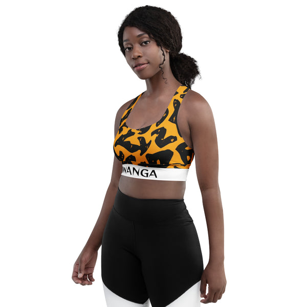 MWANGA WA JUA LONGLINE SPORTS BRA - Glow By Hellen