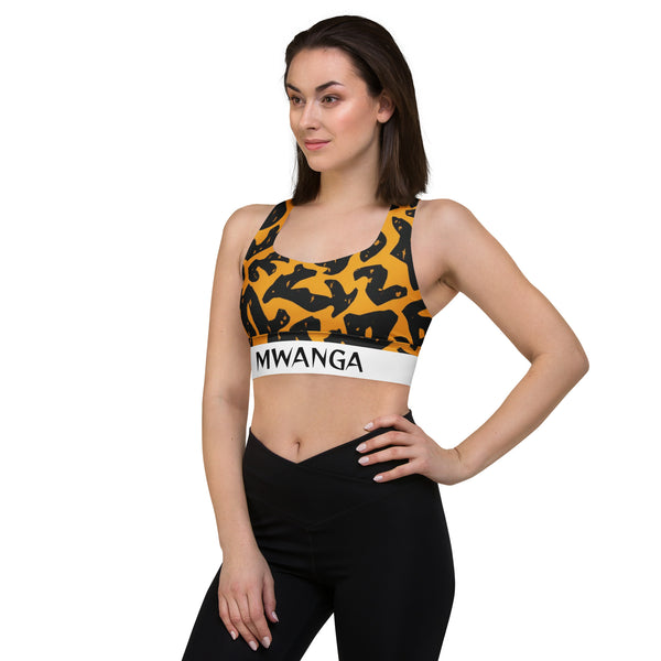 MWANGA WA JUA LONGLINE SPORTS BRA - Glow By Hellen