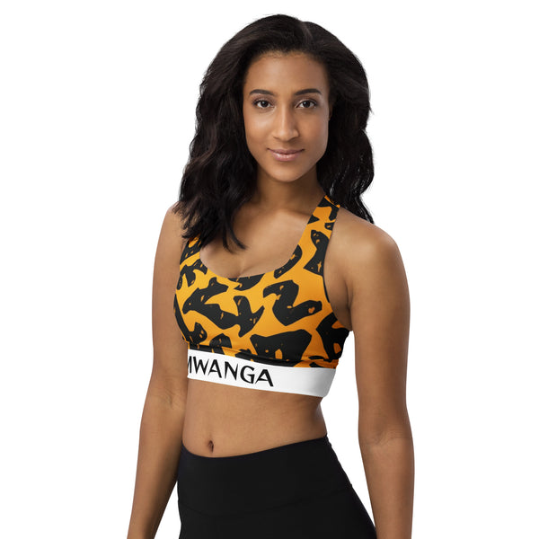 MWANGA WA JUA LONGLINE SPORTS BRA - Glow By Hellen