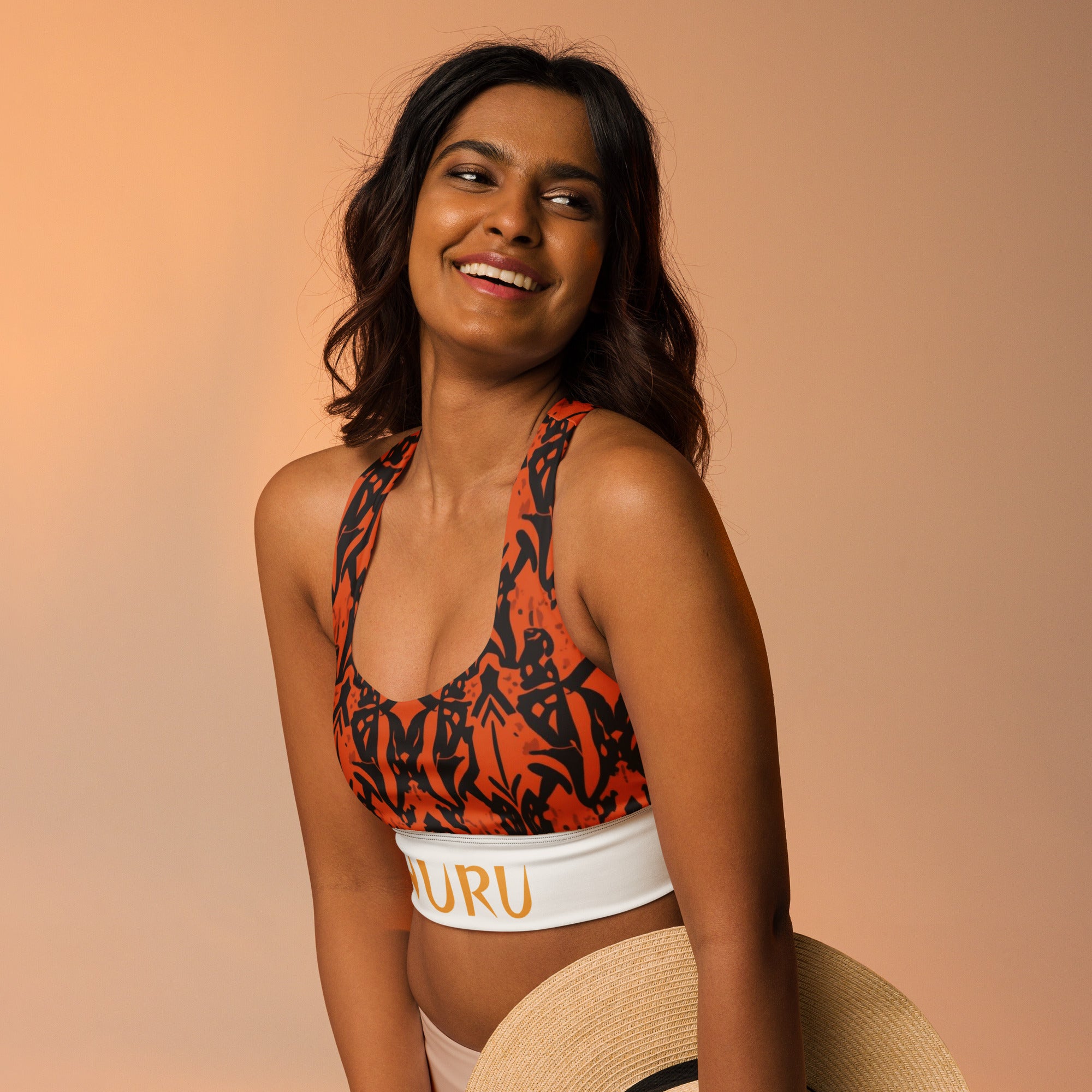 NURU SHUKA LONGLINE SPORTS BRA - Glow By Hellen