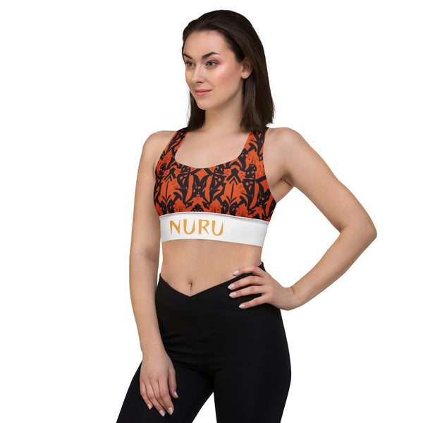 NURU SHUKA LONGLINE SPORTS BRA - Glow By Hellen