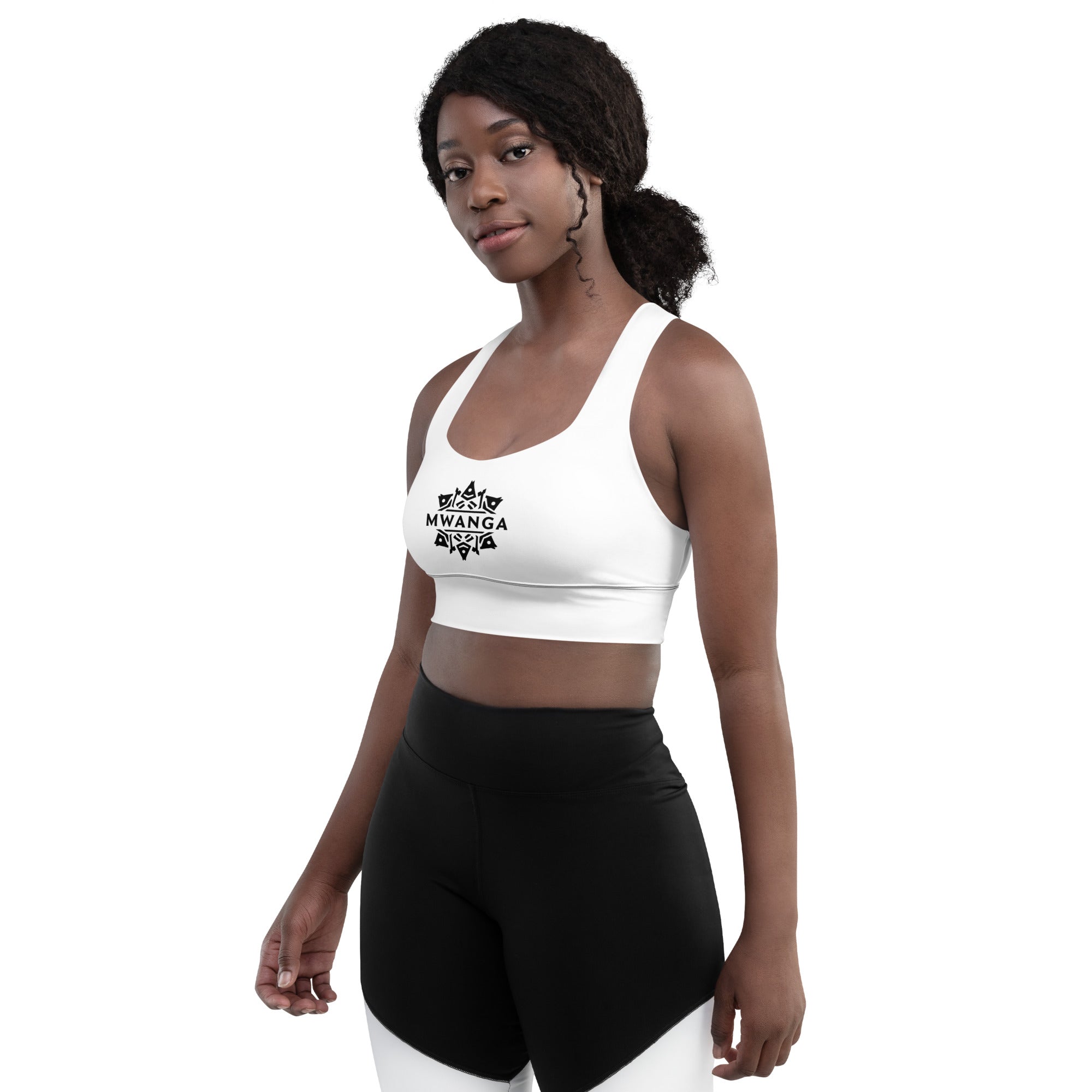 MWANGA CLASSIC LOGO SPORTS BRA - Glow By Hellen