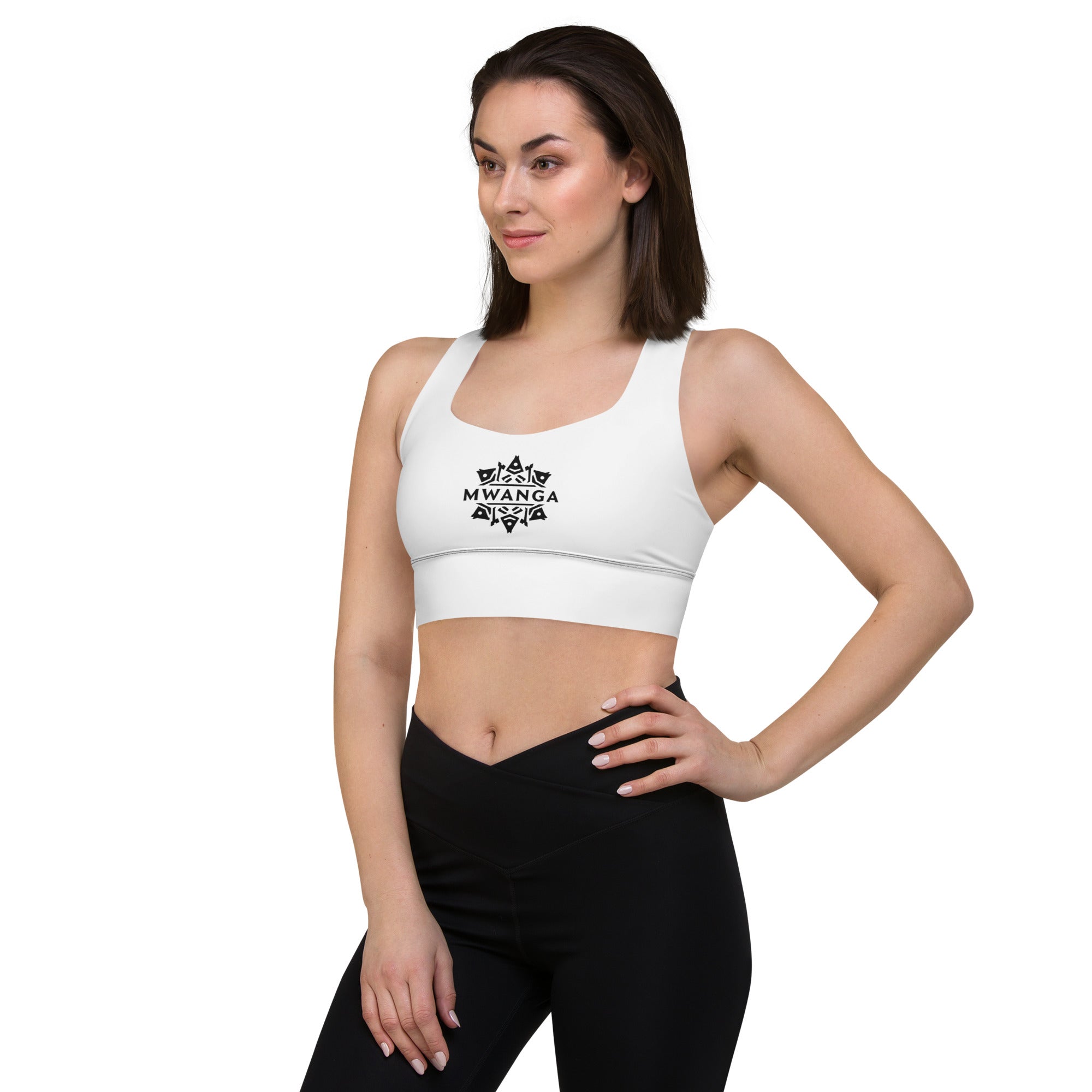 MWANGA CLASSIC LOGO SPORTS BRA - Glow By Hellen