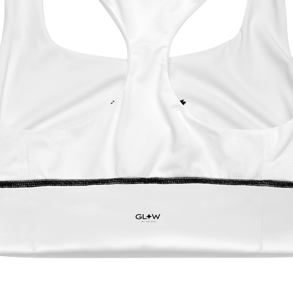 MWANGA CLASSIC LOGO SPORTS BRA - Glow By Hellen