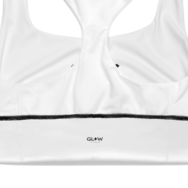 MWANGA CLASSIC LOGO SPORTS BRA - Glow By Hellen