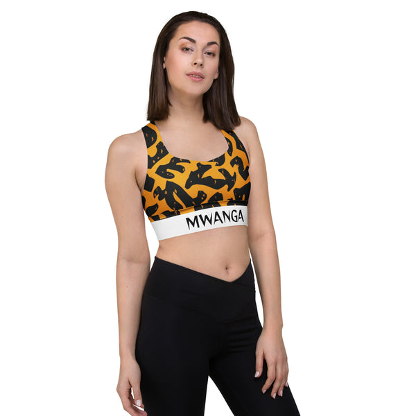 MWANGA WA JUA LONGLINE SPORTS BRA - Glow By Hellen