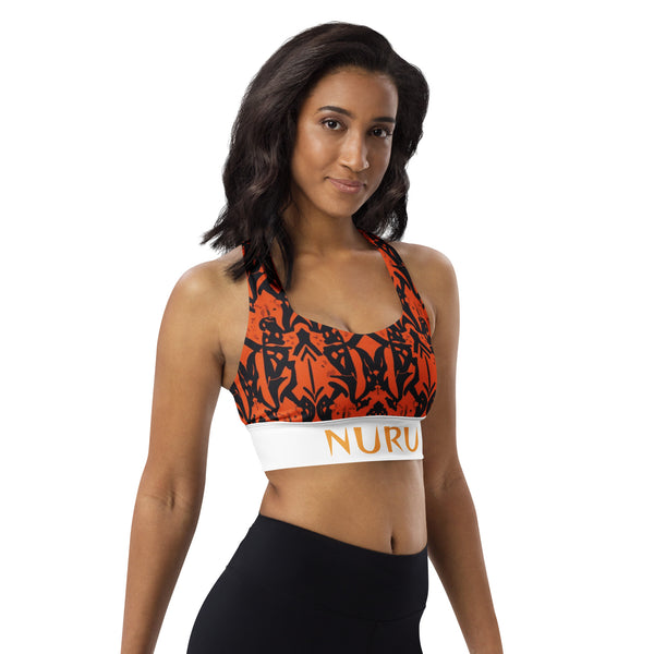 NURU SHUKA LONGLINE SPORTS BRA - Glow By Hellen