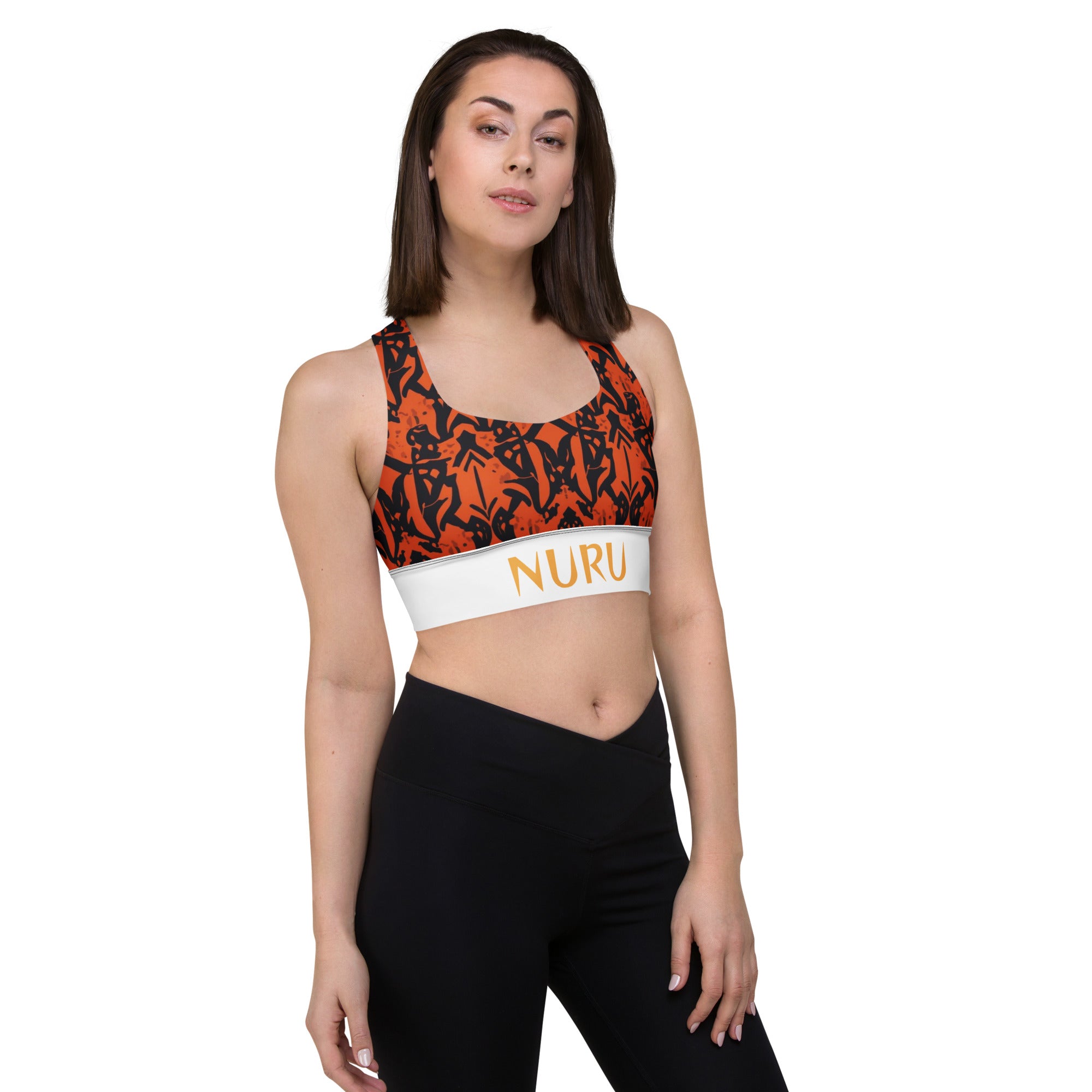 NURU SHUKA LONGLINE SPORTS BRA - Glow By Hellen