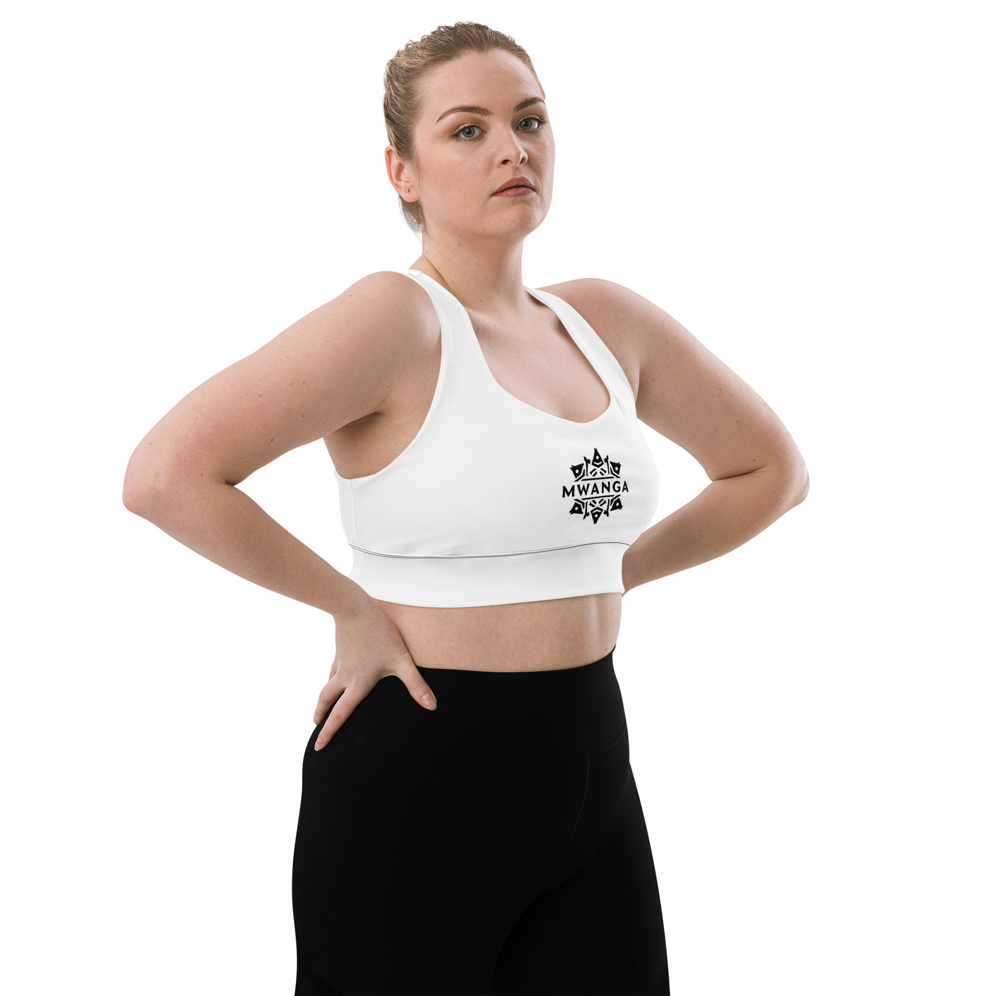 MWANGA CLASSIC LOGO SPORTS BRA - Glow By Hellen