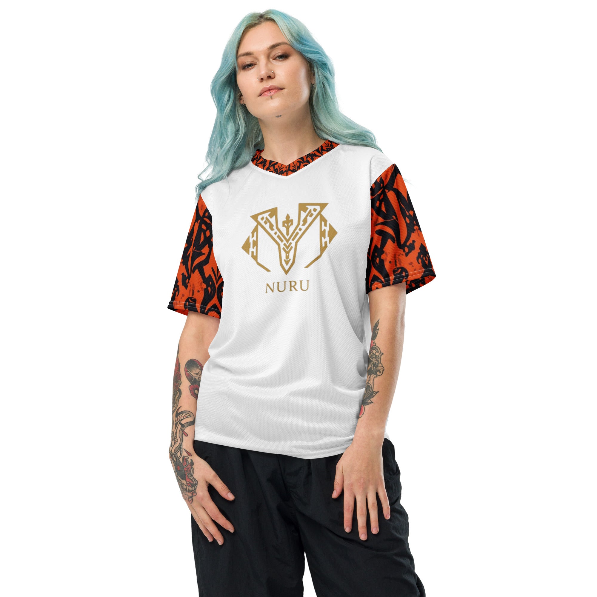 NURU WOMEN'S SPORTS JERSEY - Glow By Hellen Main image