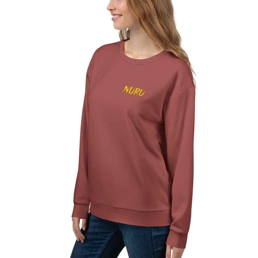 NURU TERRACOTTA UNISEX SWEATSHIRT Main image