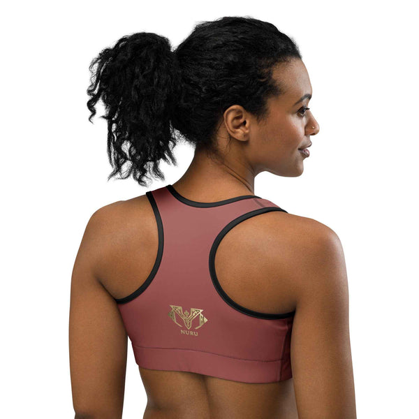 NURU TERRACOTTA SPORTS BRA