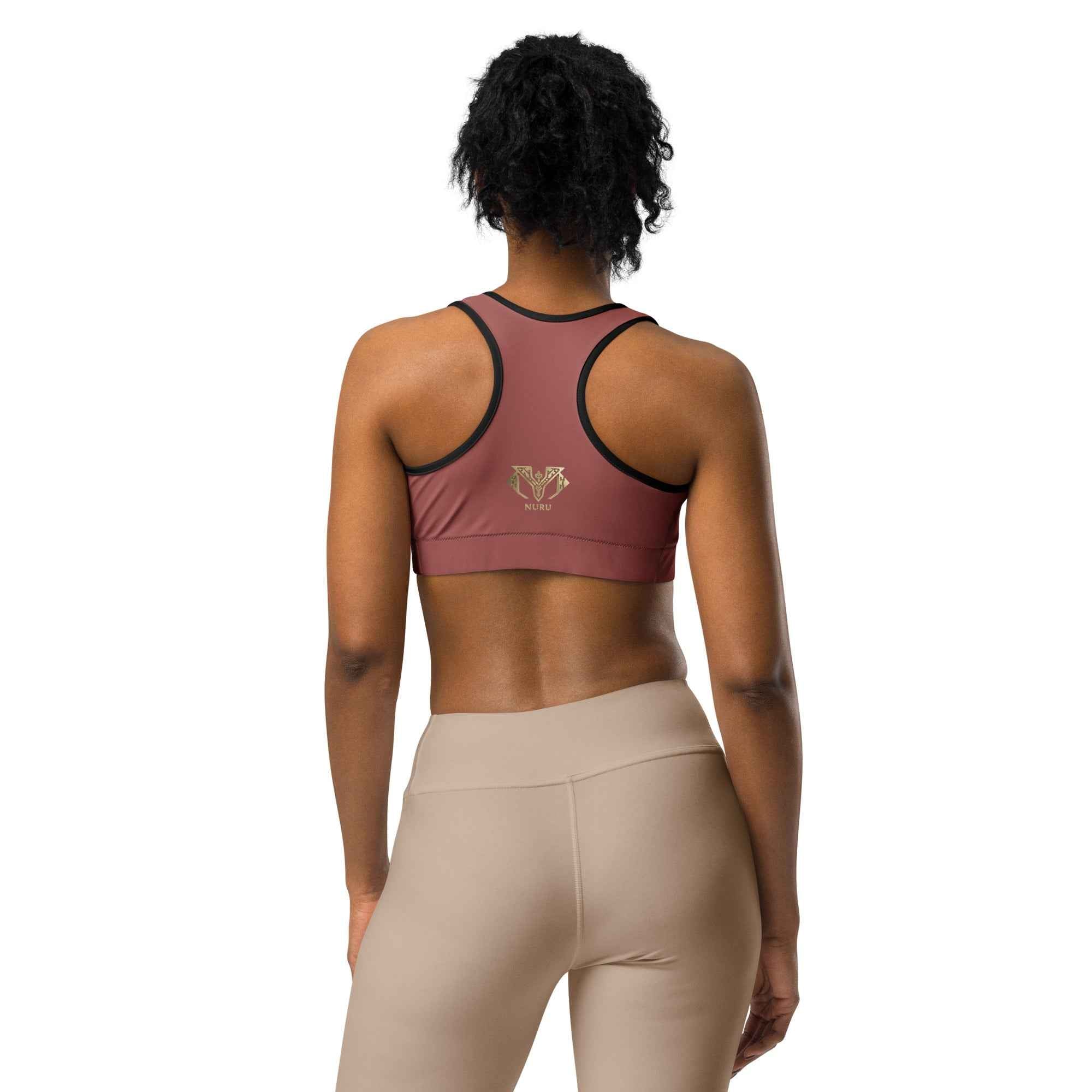 NURU TERRACOTTA SPORTS BRA