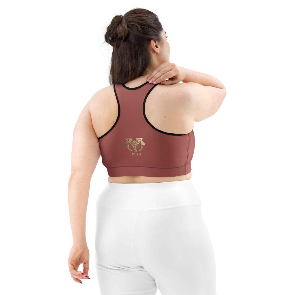 NURU TERRACOTTA SPORTS BRA
