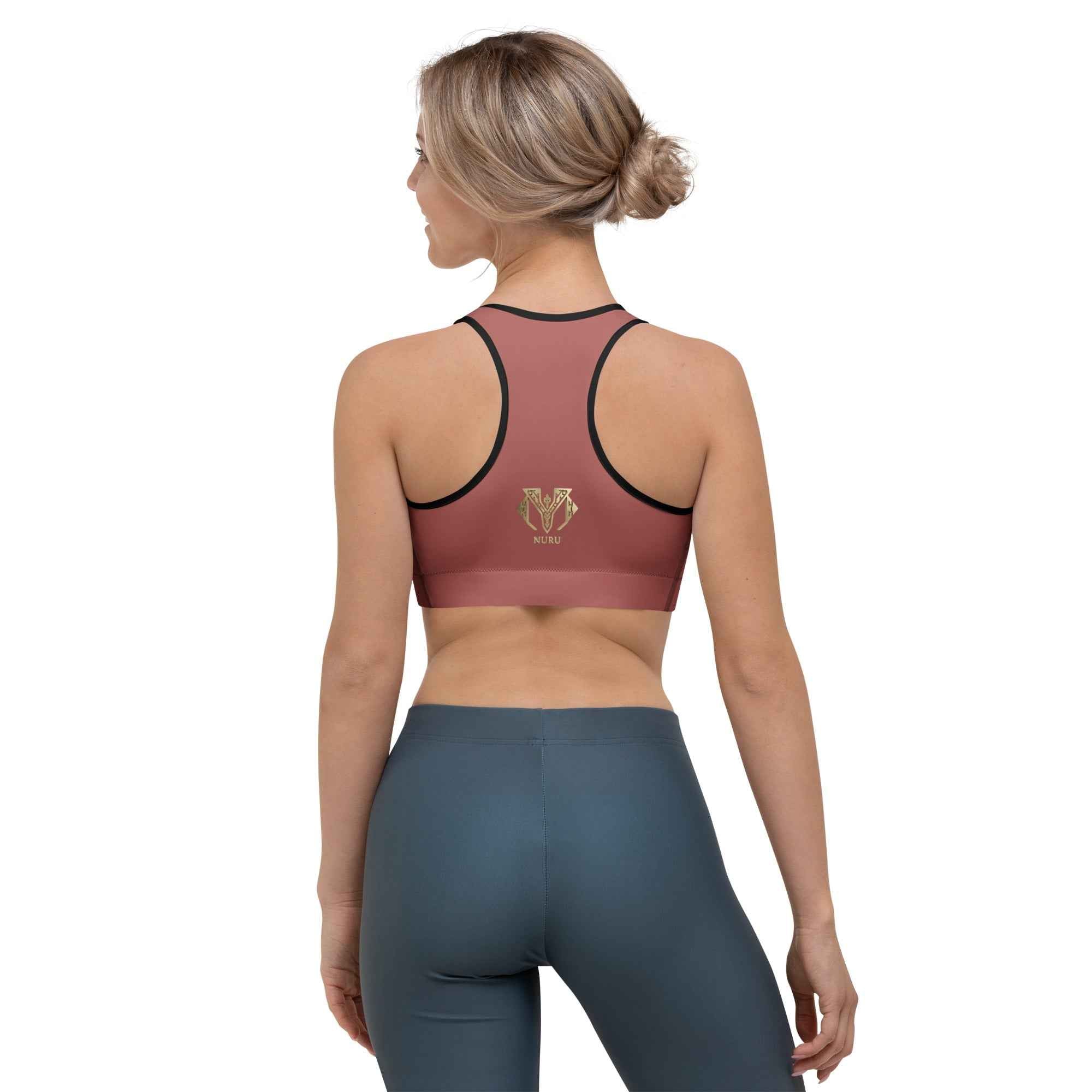 NURU TERRACOTTA SPORTS BRA