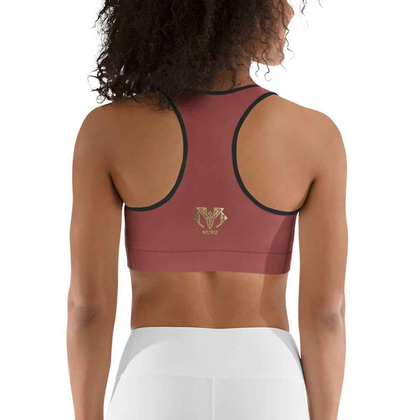 NURU TERRACOTTA SPORTS BRA