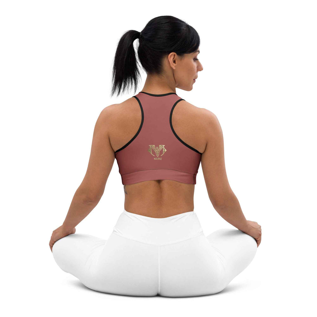NURU TERRACOTTA SPORTS BRA