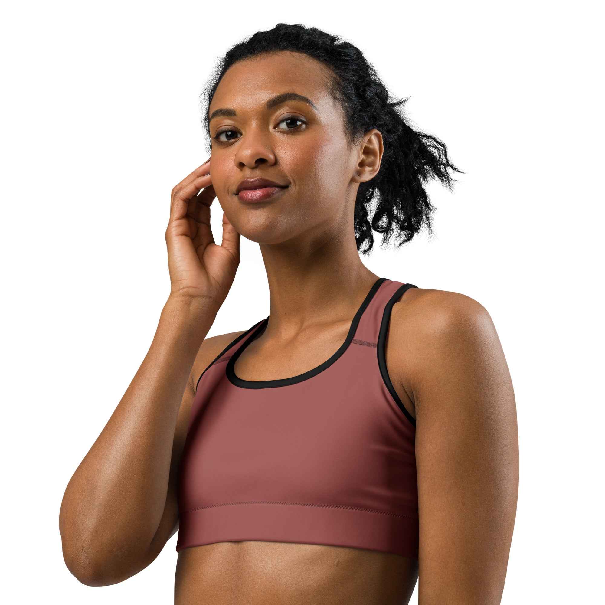 NURU TERRACOTTA SPORTS BRA Main image