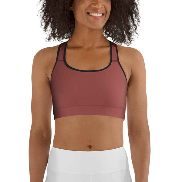 NURU TERRACOTTA SPORTS BRA