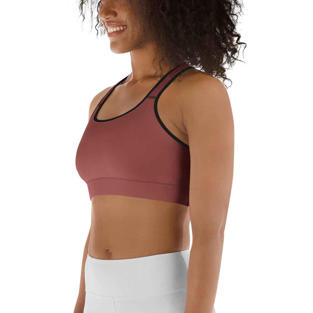NURU TERRACOTTA SPORTS BRA
